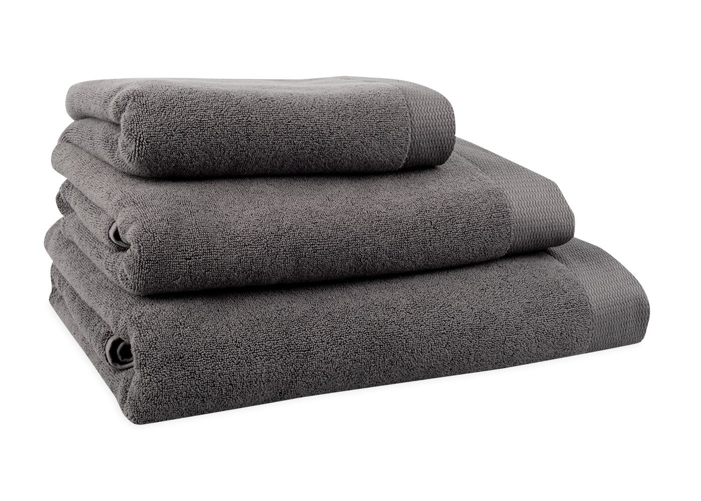 Heal's Spa Hand Towel Charcoal