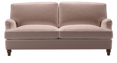 Bluebell 3 Seat Sofabed in Orchid Cotton Matt Velvet - sofa.com