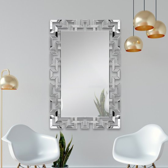 Mourad Designer Rectangular Wall Mirror
