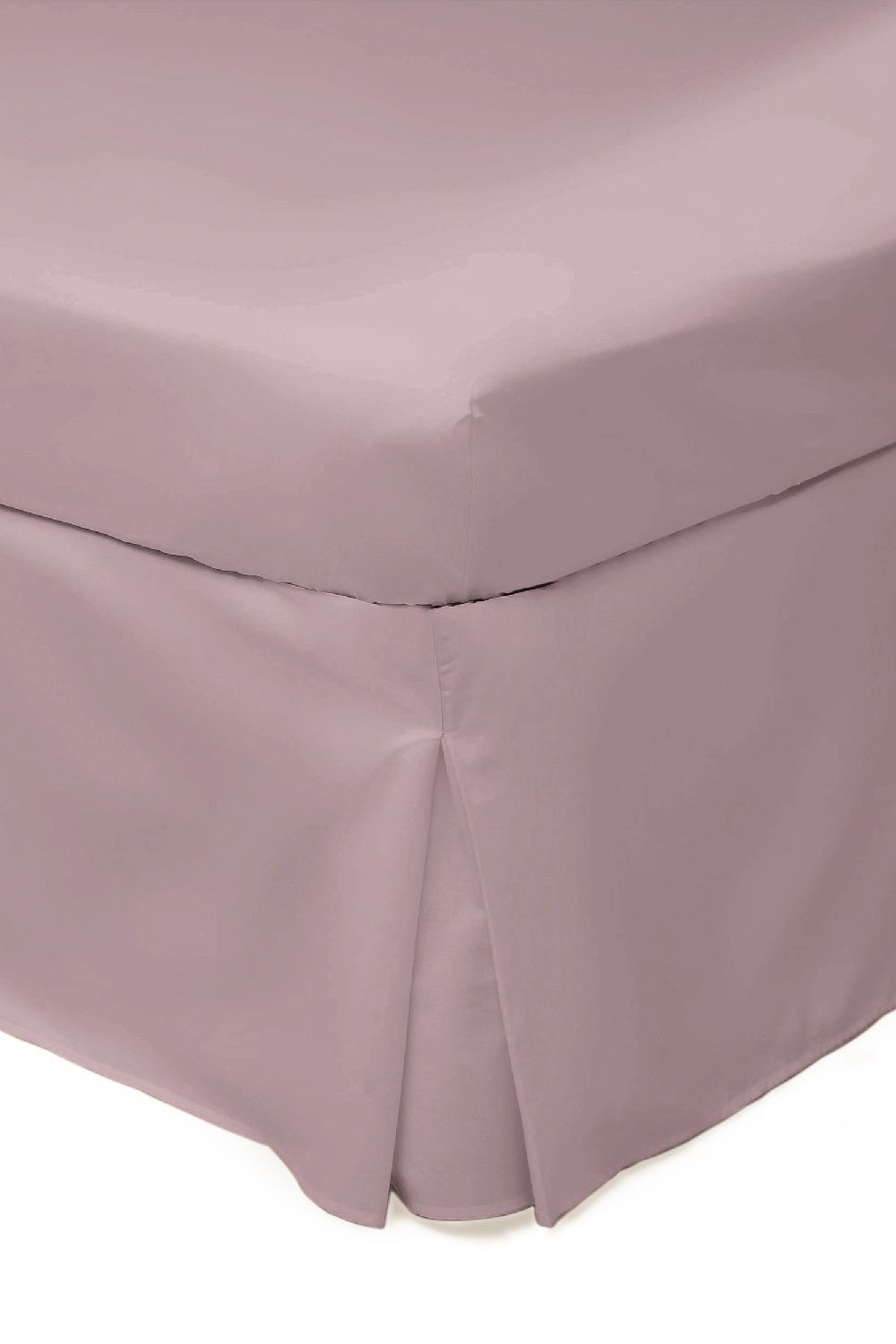 Belledorm Easy Care 200 Thread Count Cotton Polyester Percale Platform Valance in Dark Pink