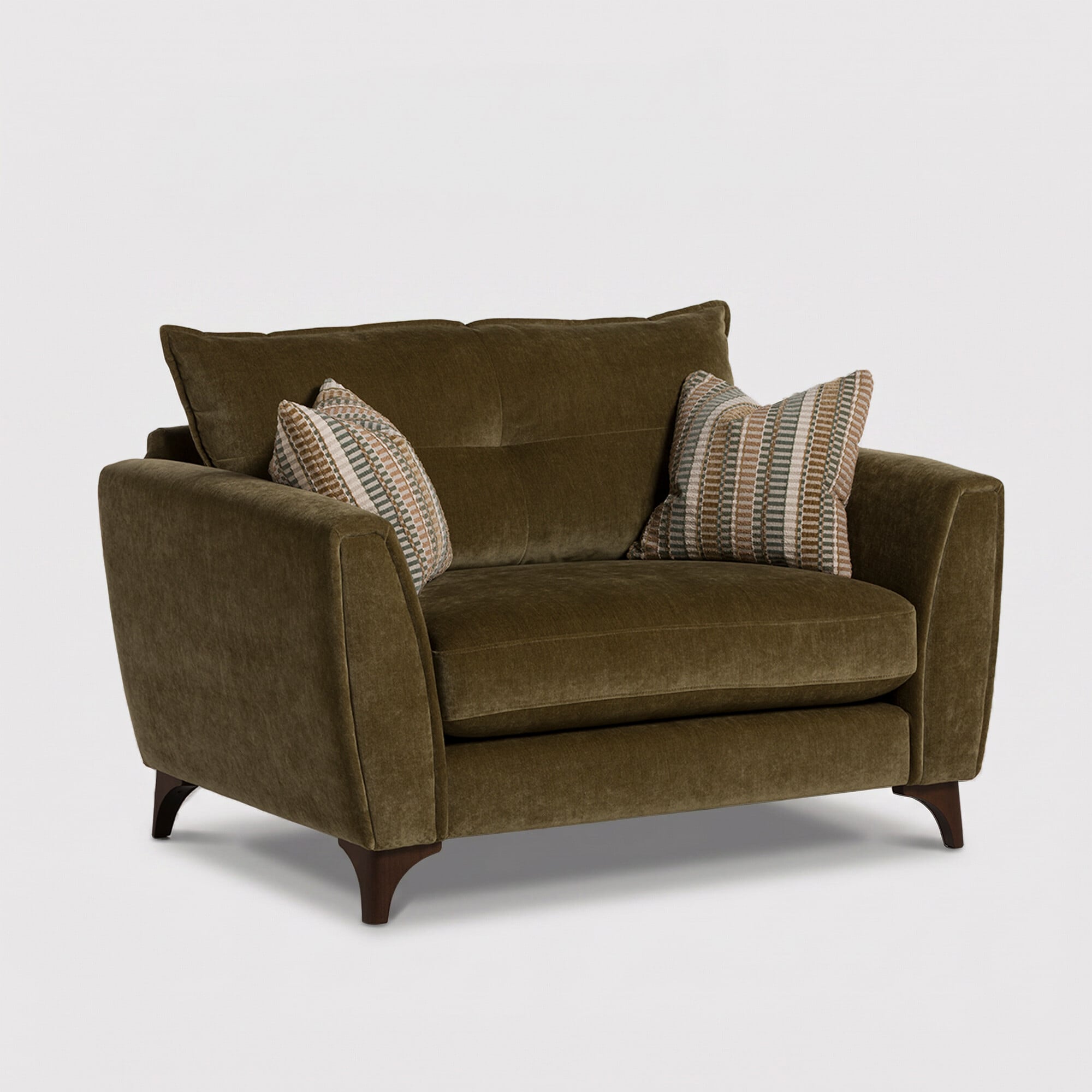 Calloway Cuddler Armchair, Neutral Fabric | Barker & Stonehouse