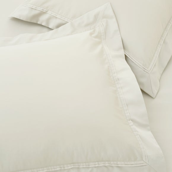 Dorma Luxurious & Silky 500 Thread Count 100% Cotton Sateen Oxford Pillowcase