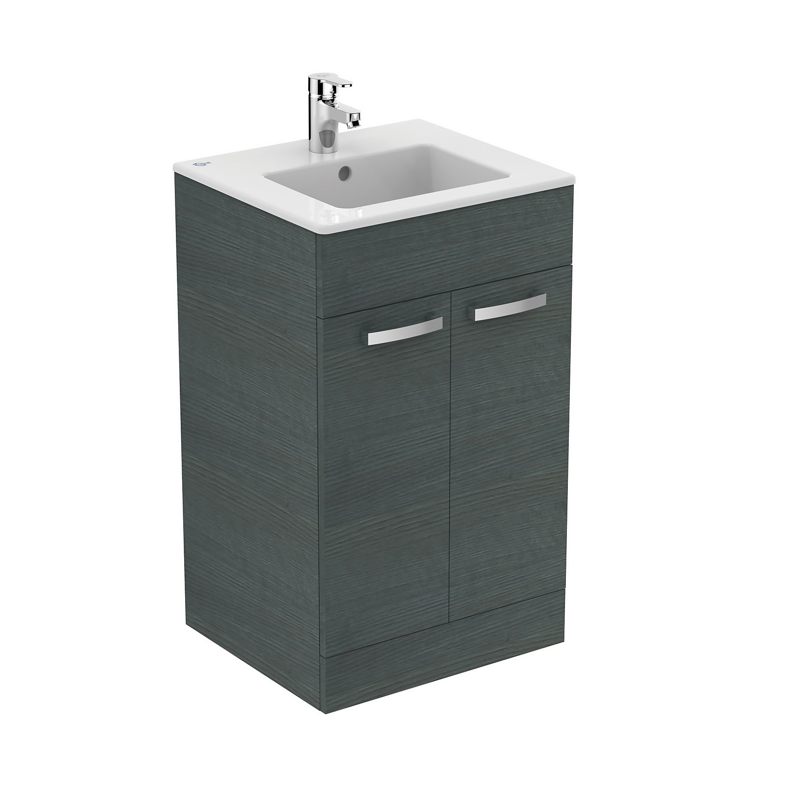 Ideal Standard Tempo 50cm Freestanding Vanity Unit Pack - Lava Grey