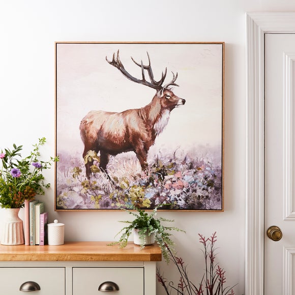 Stag Framed Canvas