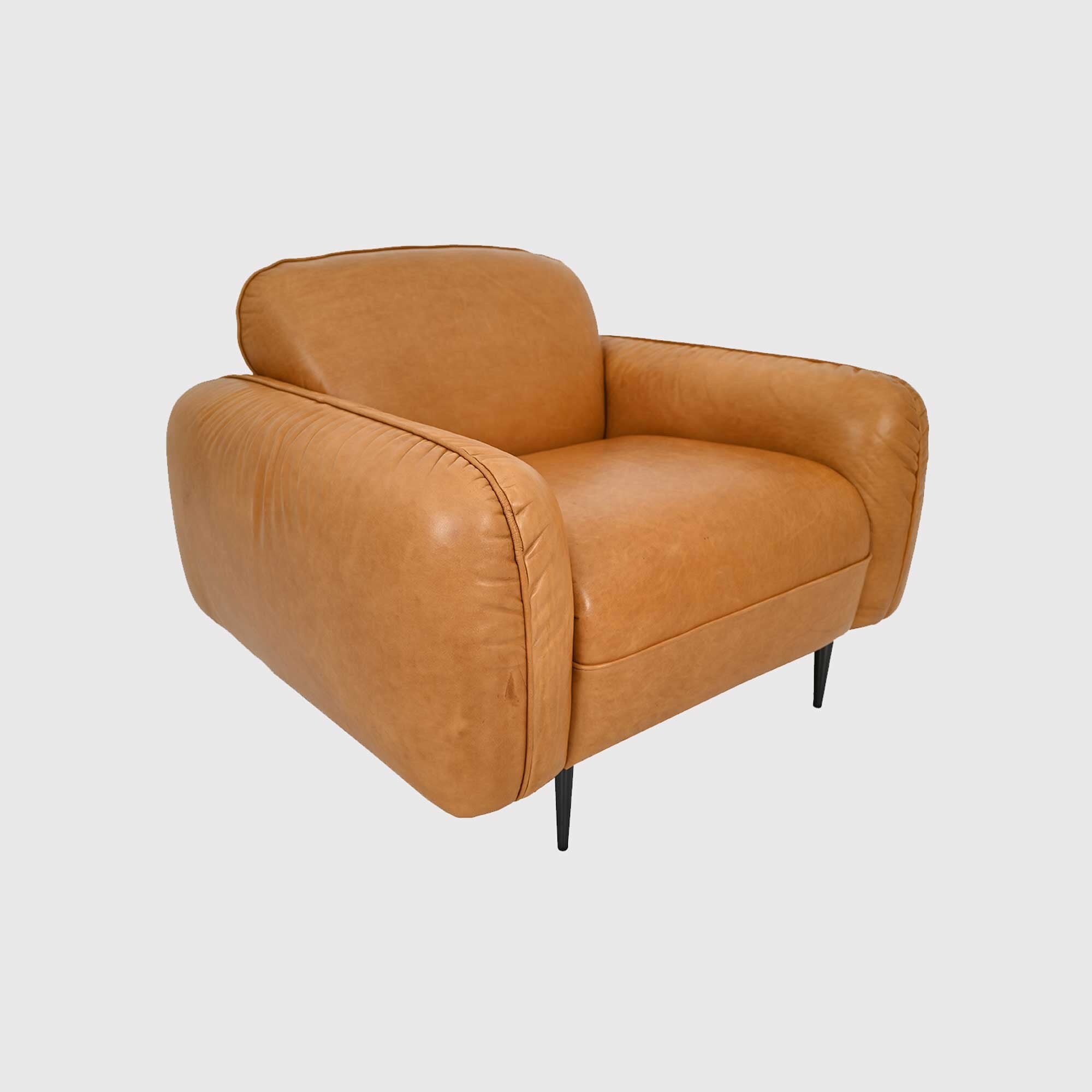 Oban Armchair, Brown Leather | Barker & Stonehouse