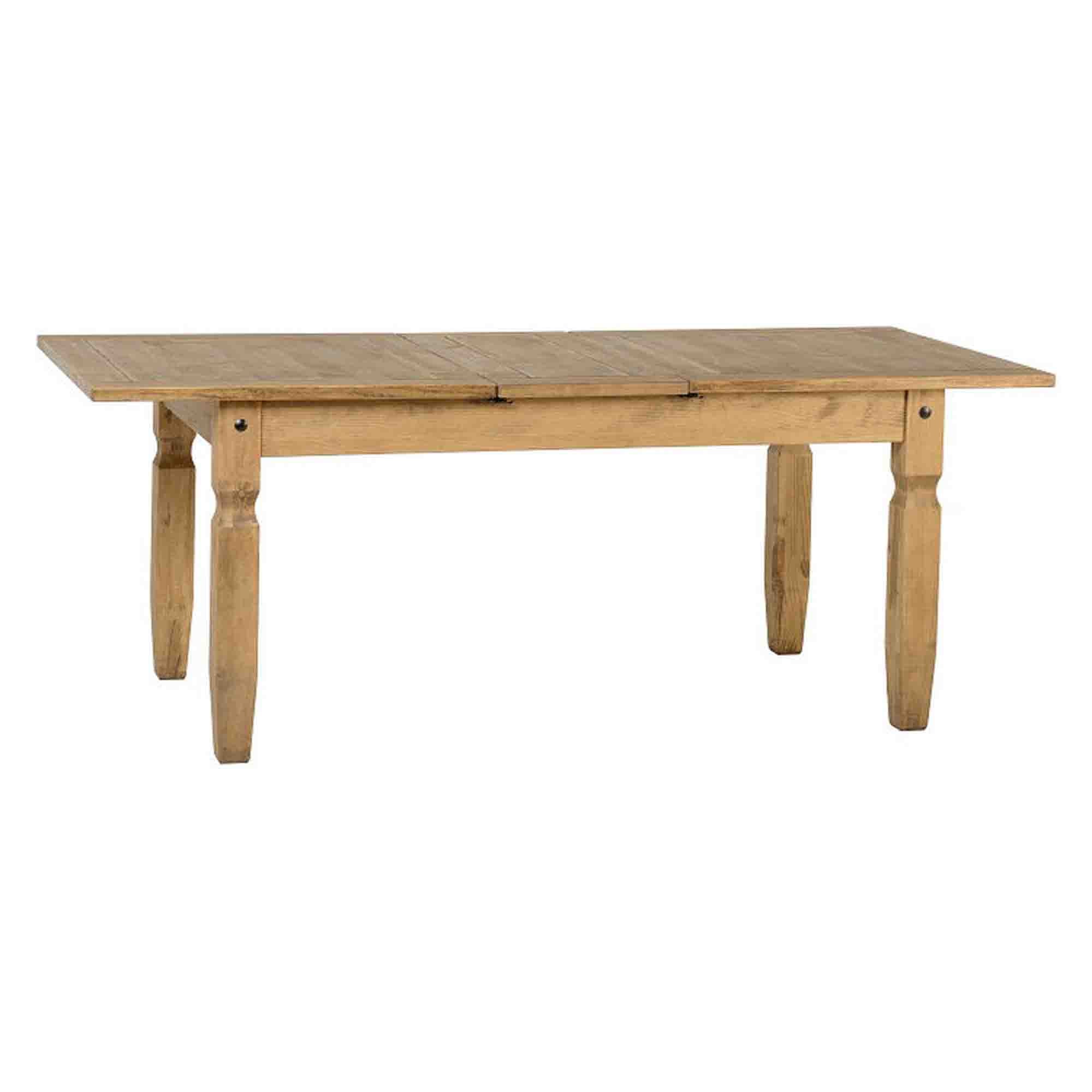 Corona 6-8 Seater Rectangular Extendable Dining Table, Pine