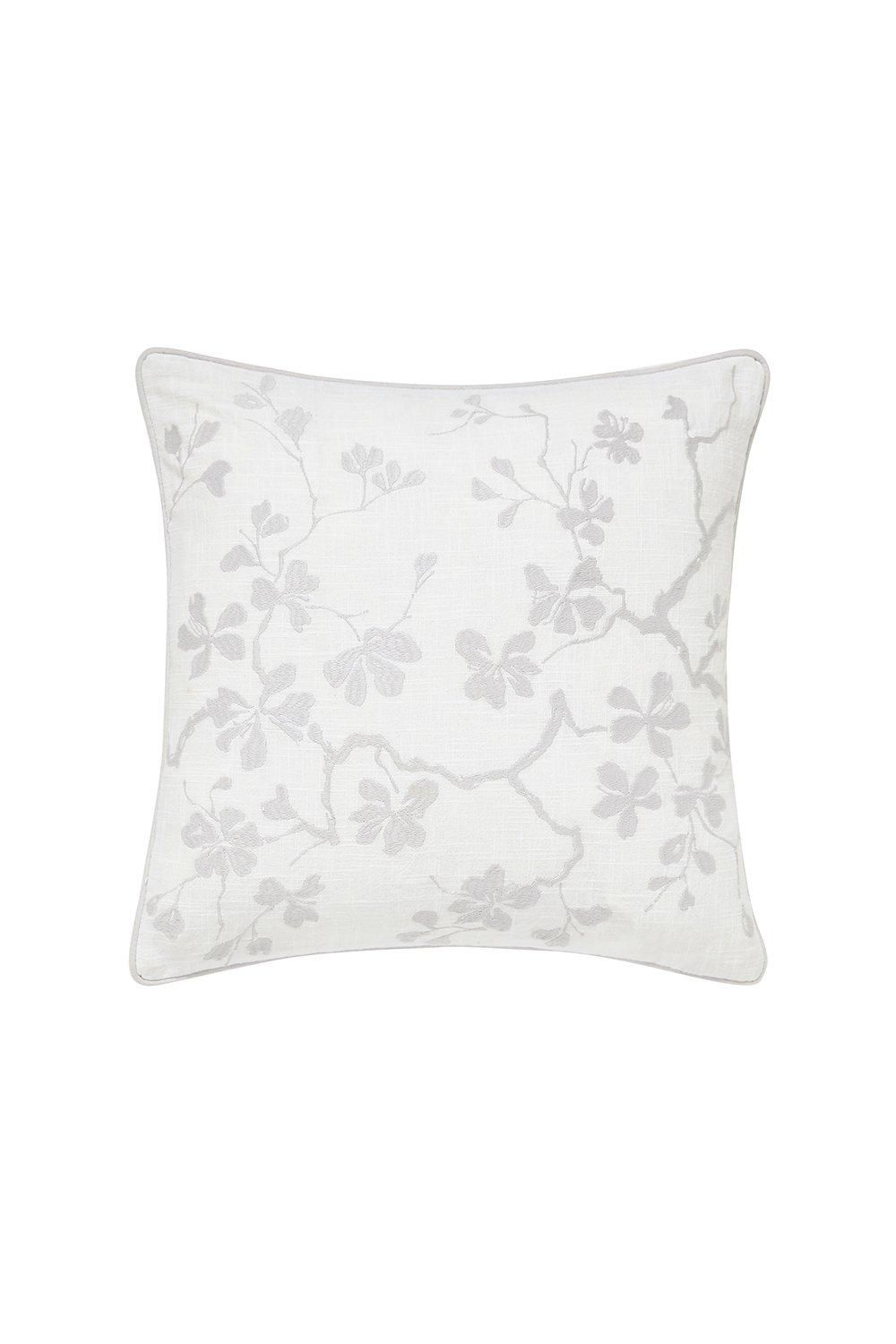 Sanderson 'Athena' Cotton Cushion in Grey