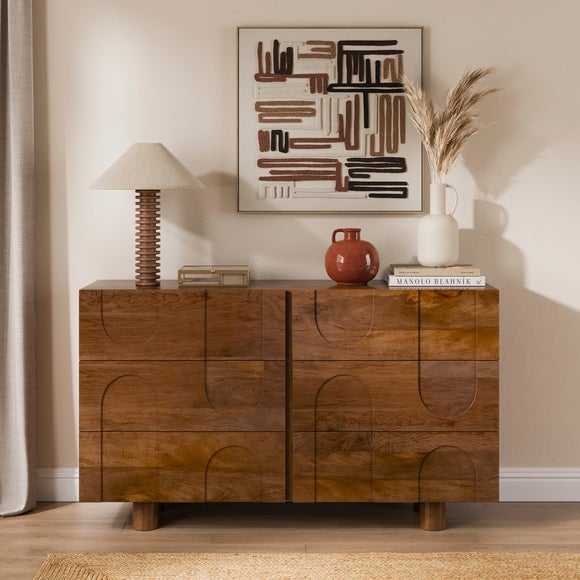 Juni 6 Drawer Chest, Mango Wood