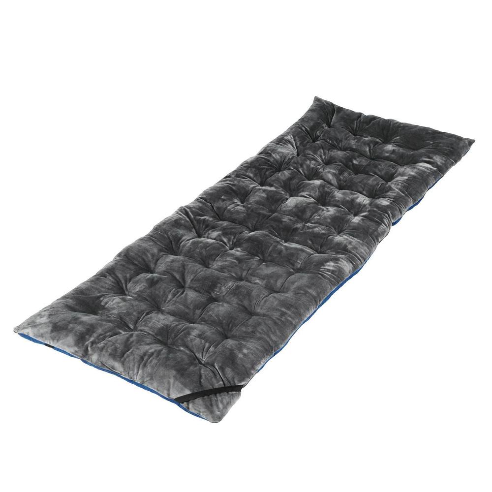 Costway 190 x 70 x 7cm Folding Lounge Chair Cushion Thickened Recliner Cushion in Grey