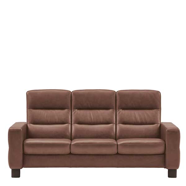 Stressless Wave High Back 3 Seater Sofa Leather  - Barker & Stonehouse