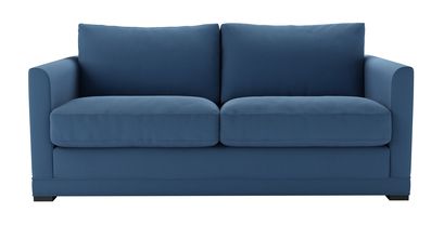 Aissa 2.5 Seat Sofabed in Heather Blue Smart Cotton - sofa.com