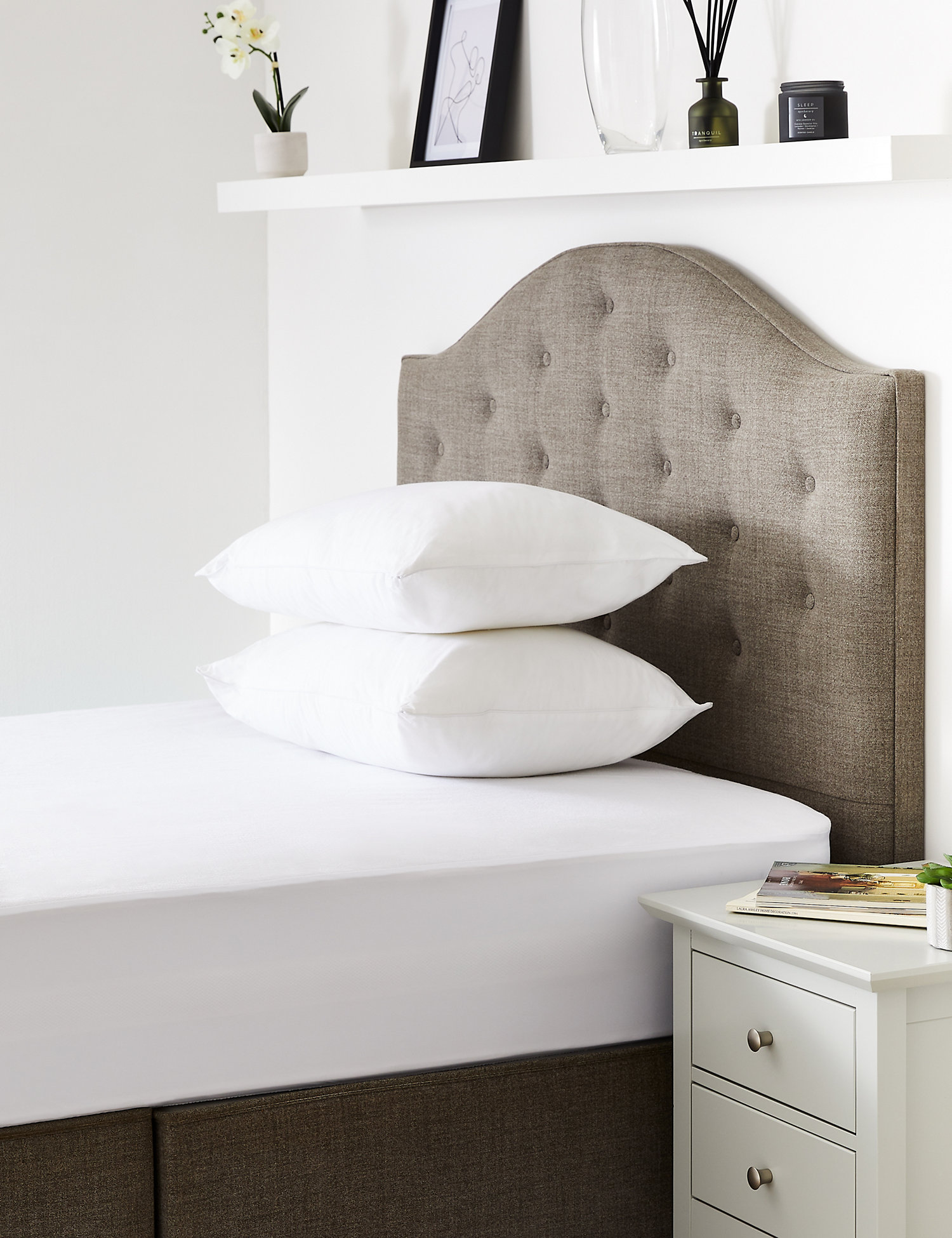 M&S Terry Waterproof Mattress Protector