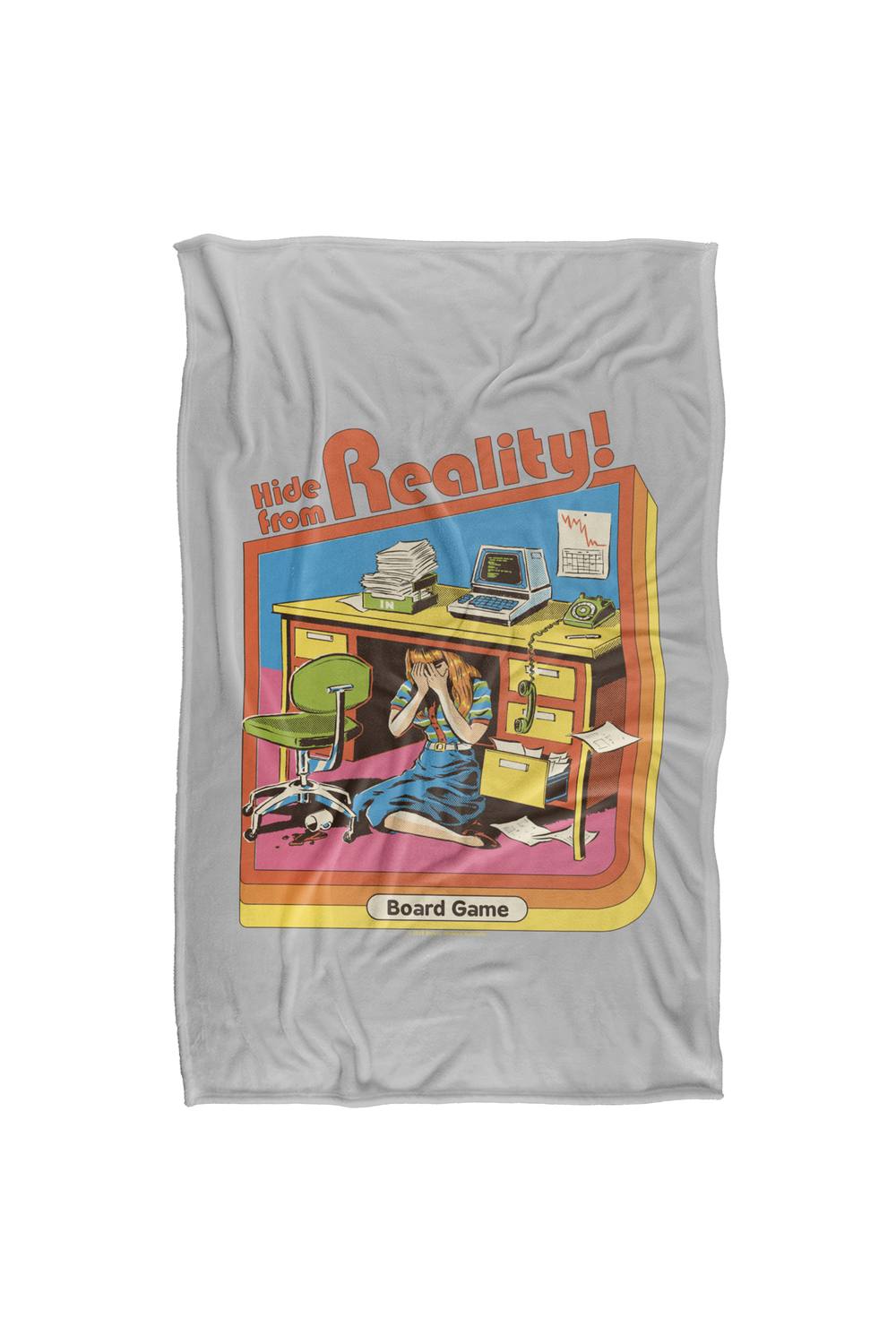 Steven Rhodes Hide From Reality Silky Touch Super Soft Throw Blanket
