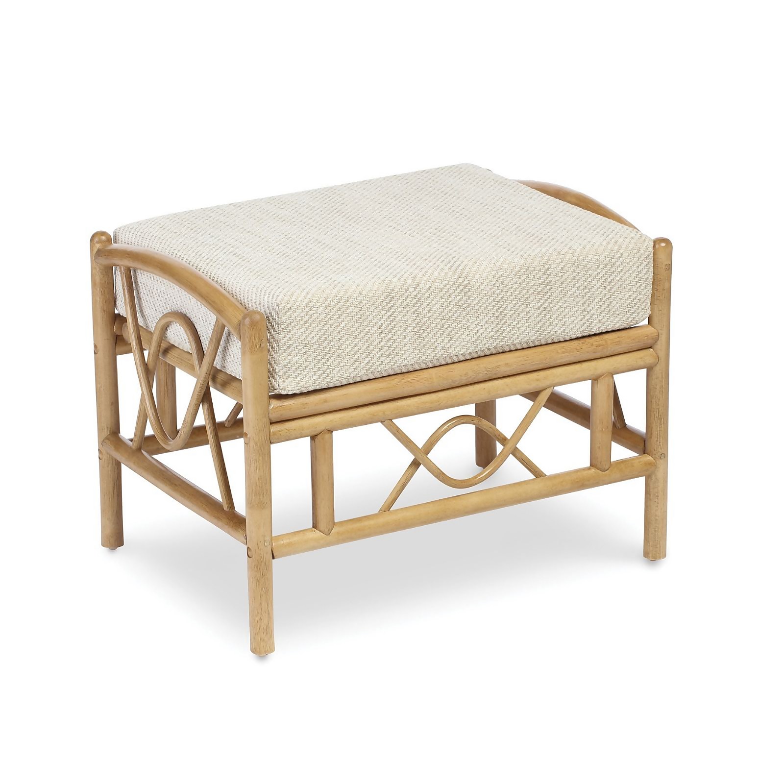 Bali Light Oak Footstool
