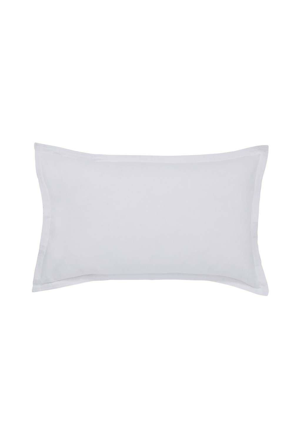 Murmur 'Laila' Brushed Cotton Oxford Pillowcase in White