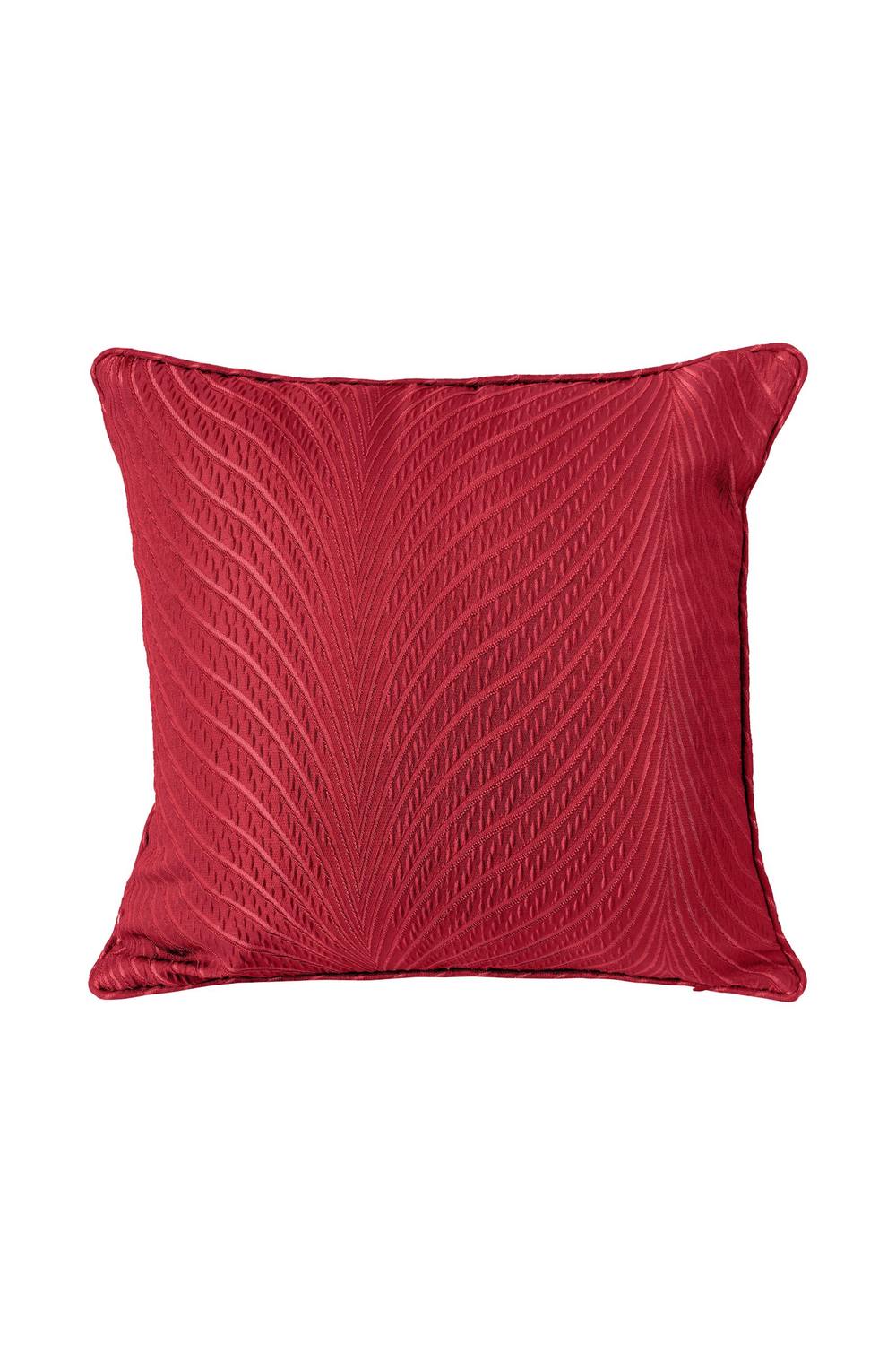 New Edge Blinds Wave Collection Cushion Cover in Dark Red