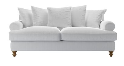 Teddy 3 Seat Sofa Bed in Pumice House Herringbone Weave - sofa.com