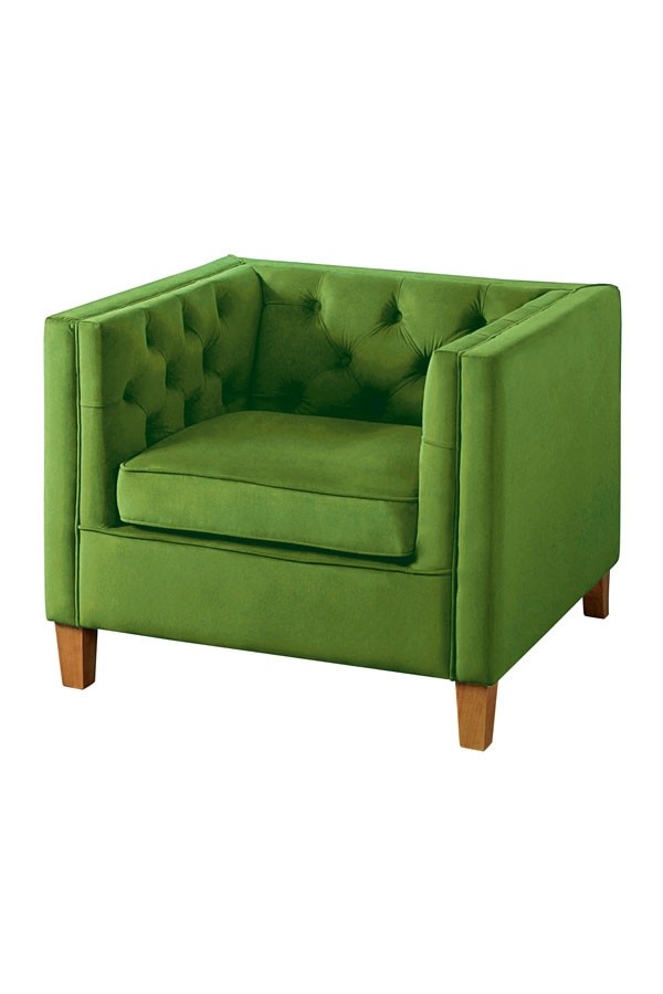 Miasto Armchair Emerald Green Velvet