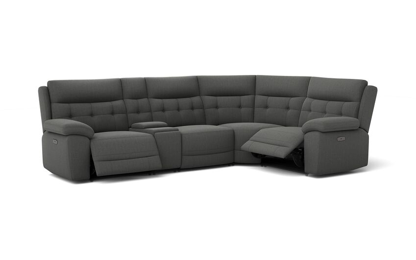 Belford 3 Corner 1 Power Recliner Sofa with Console