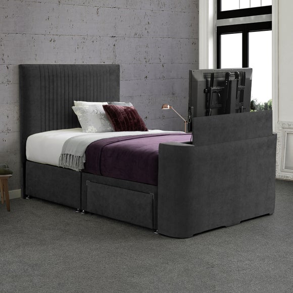 Sweet Dreams Gaia Vertical Pleated TV Bed