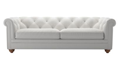 Patrick 3 Seat Sofabed in Alabaster Brushed Linen Cotton - sofa.com