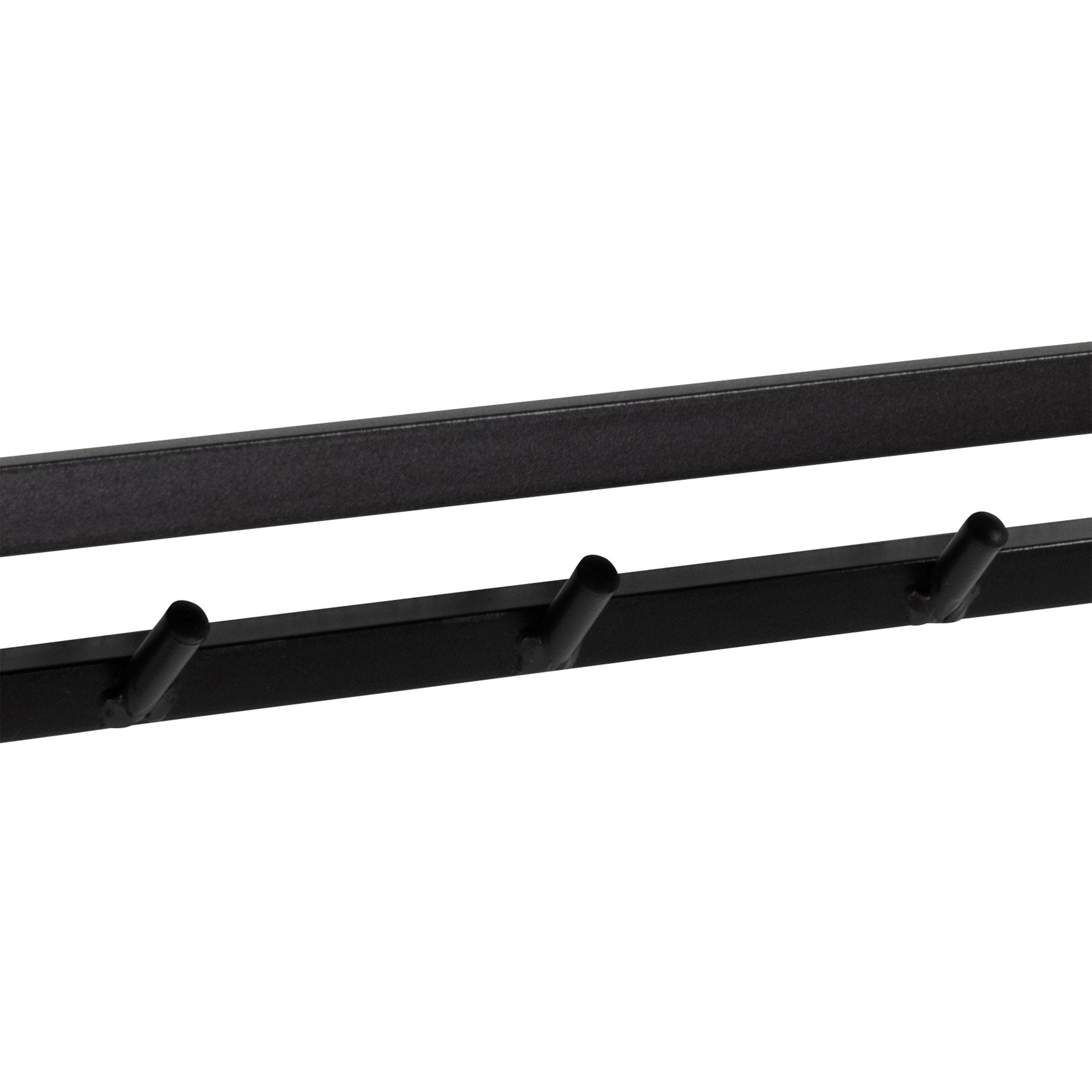 Furniture To Go Seaford Coat Rack in Black & Oak 5