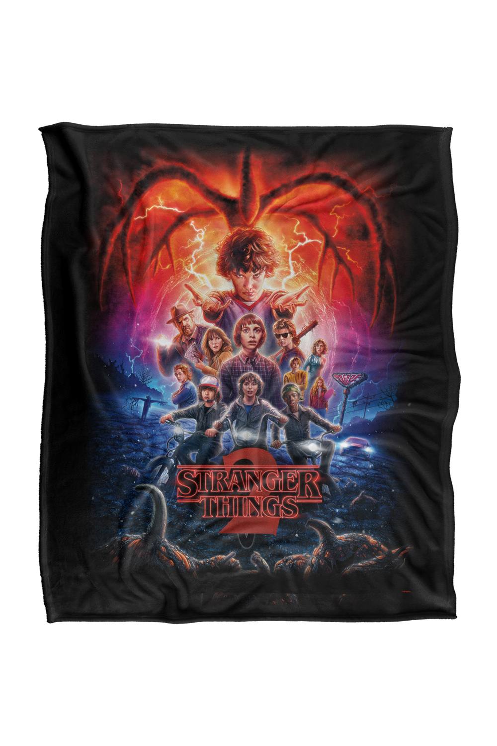 Stranger Things Season 2 Poster Super Soft Throw Blanket 152 X 127 Cm