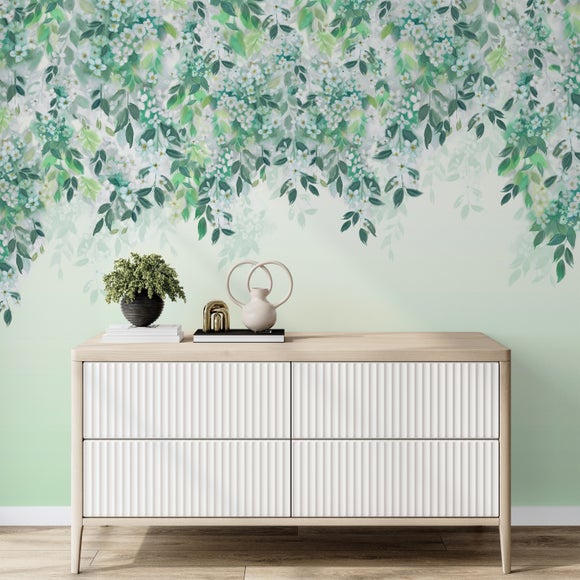 Flo Trailing Leaf Wall Mural