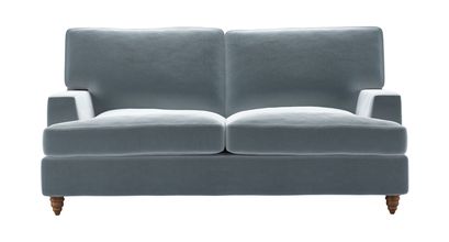 Isla 2 Seat Sofabed in Windermere Cotton Matt Velvet - sofa.com