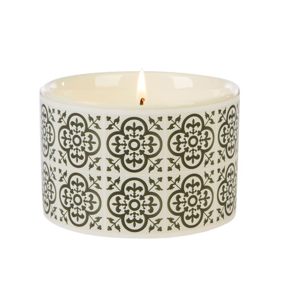 Fired Earth Medceramic Black Tea and Jasmine Candle