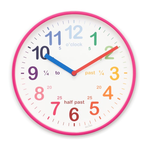 Acctim Wickford Time Teaching Kids Wall Clock 2