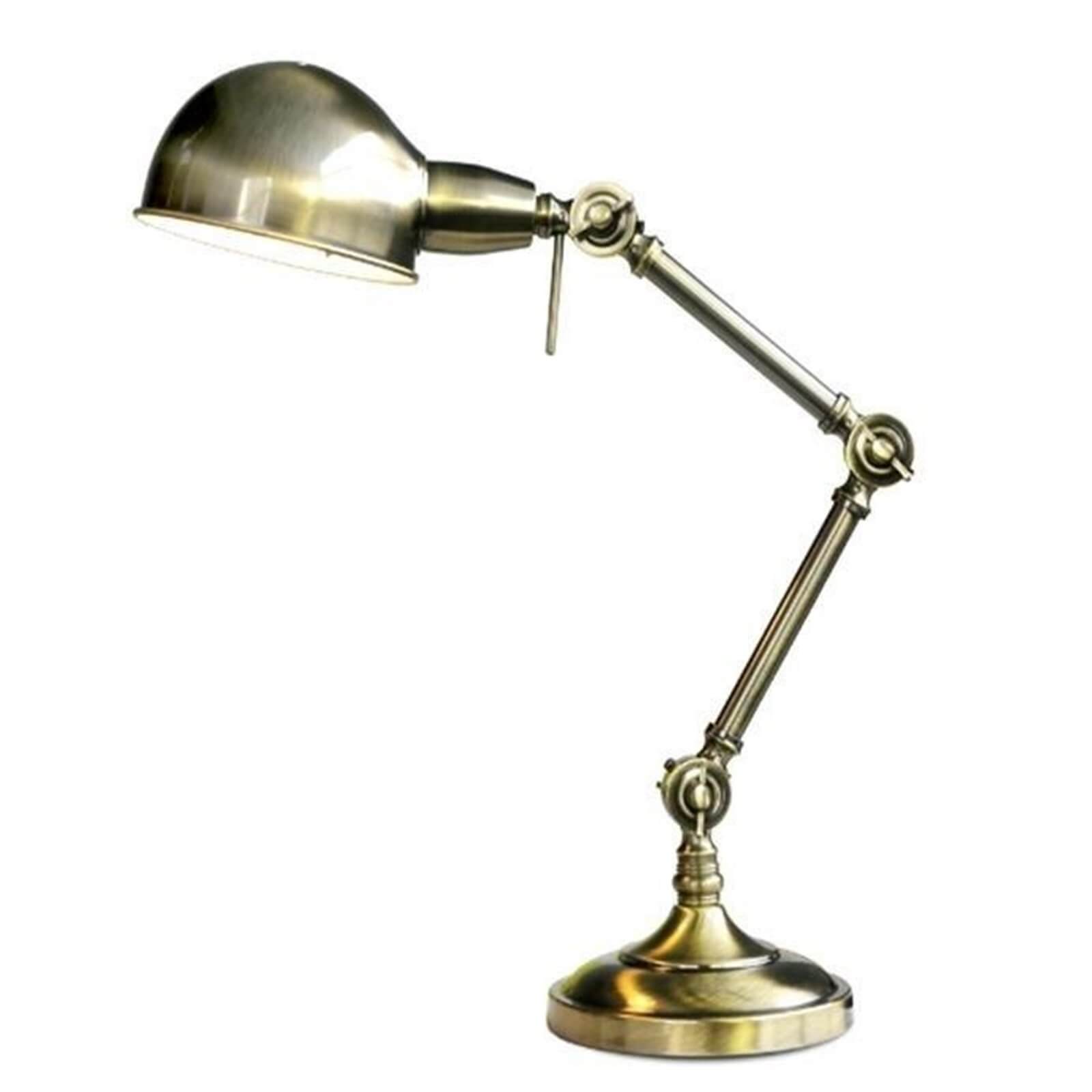 Lexi Antique Brass Desk Lamp