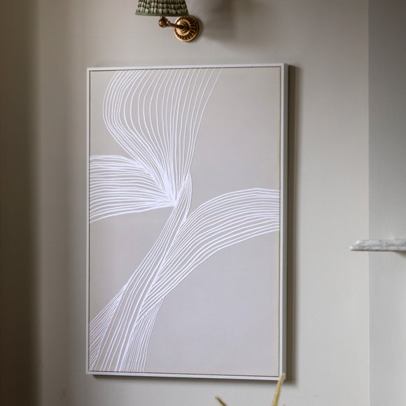 Cedar & Sage Entwined Framed Canvas