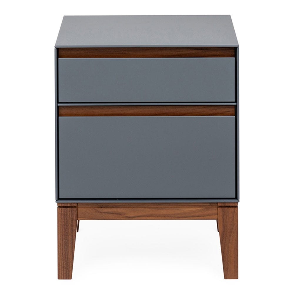 Heal's Lars Bedside Table Grey 3
