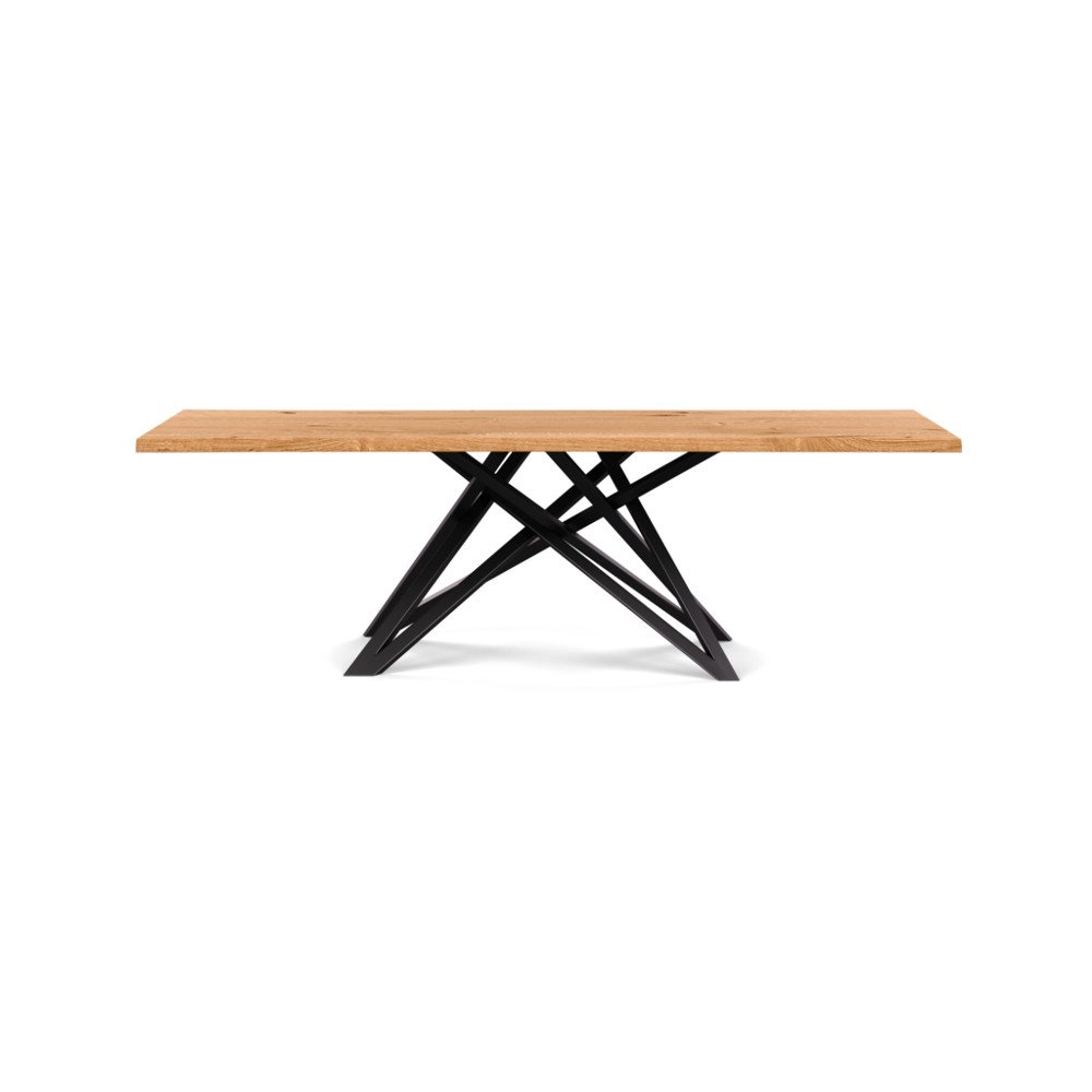 Heal's Vienna Dining Table 240x100cm Natural Oiled Oak Natural Edge Not