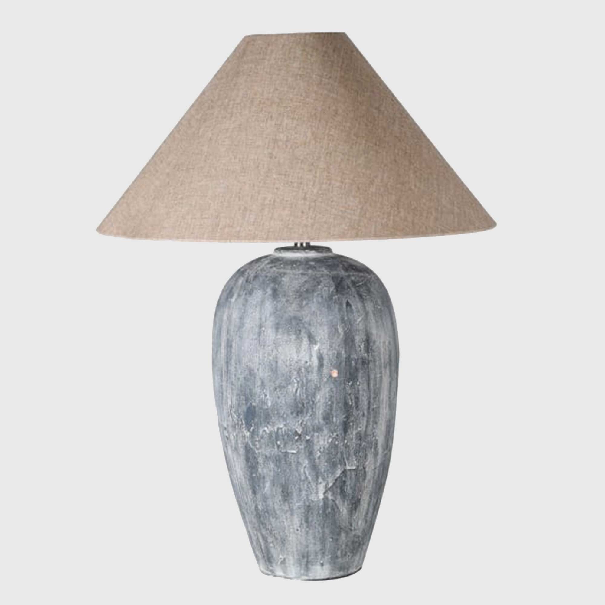 Washed Blue Table Lamp Metal | Barker & Stonehouse