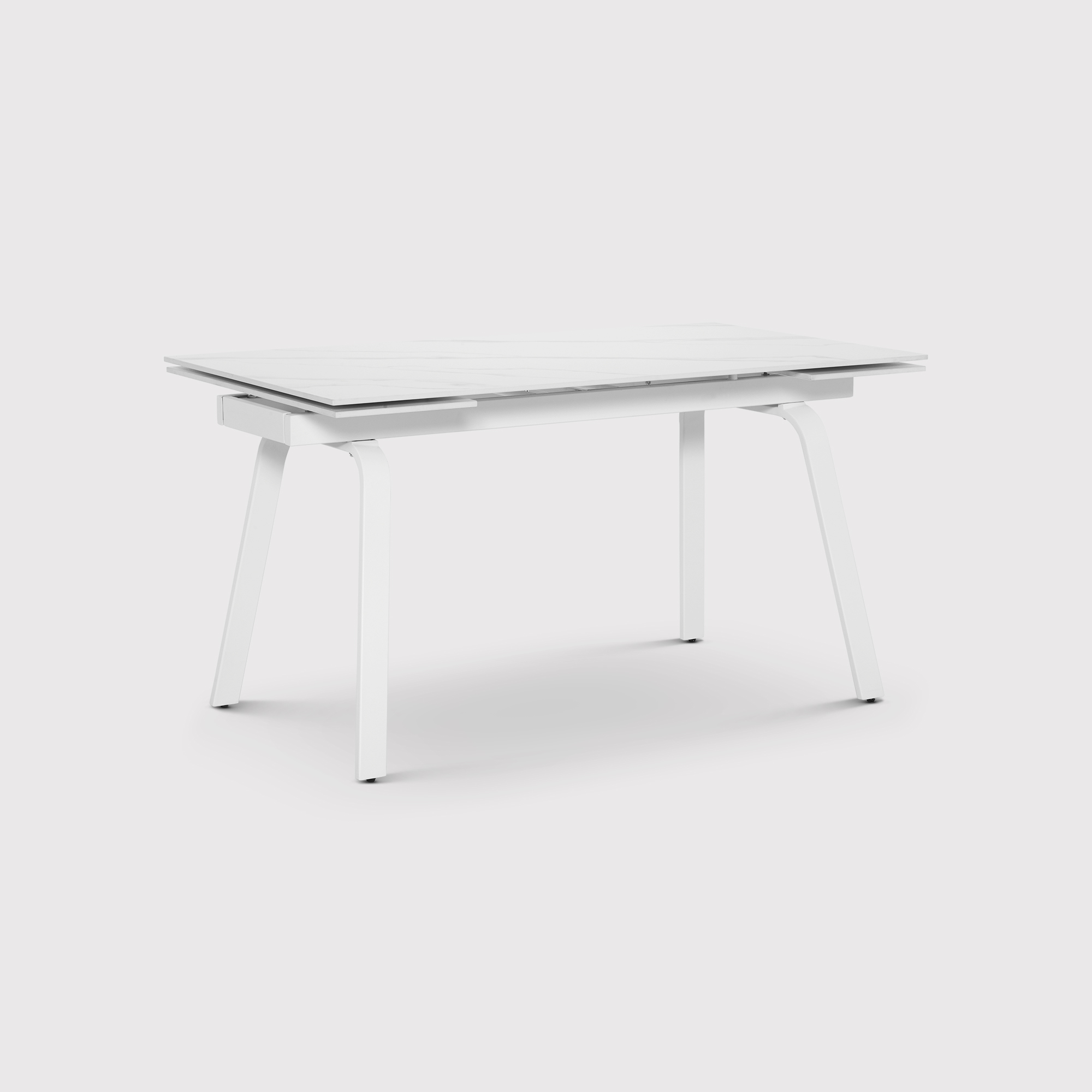 Adeena Extending Dining Table, White | Barker & Stonehouse