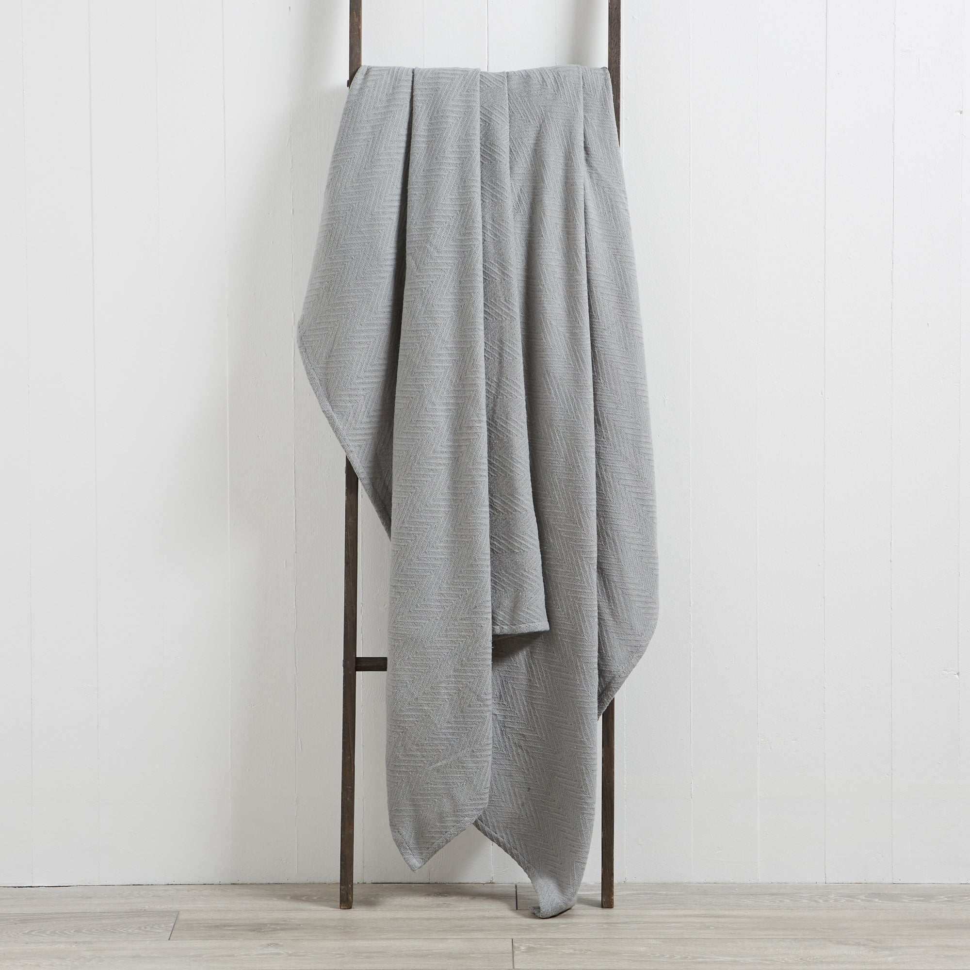Hampton 200cm x 200cm Throw Grey