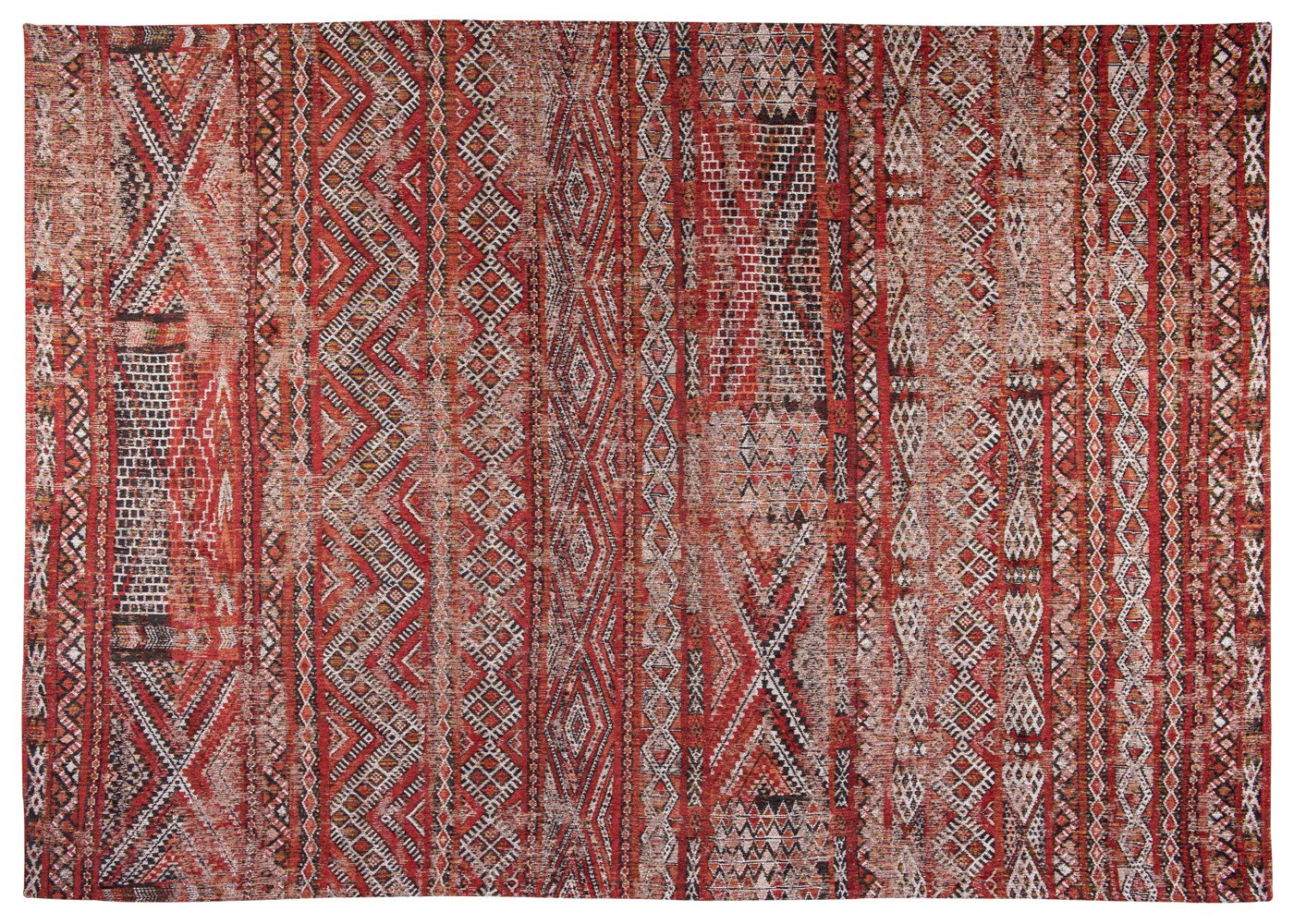 Louis de Poortere Kilim Rug Fez Red 200 x 280cm