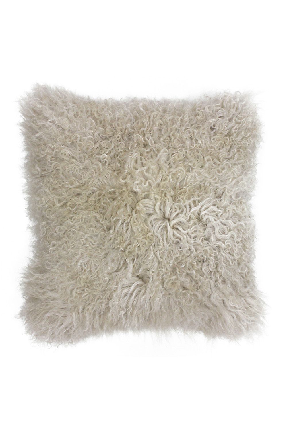 Paoletti Mongolian Natural Sheepskin Cushion