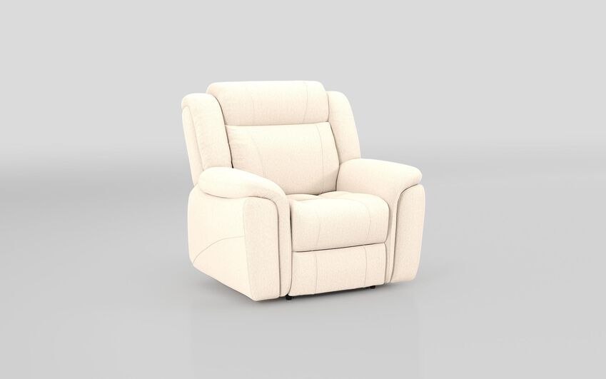 White Fabric Elland Armchair
