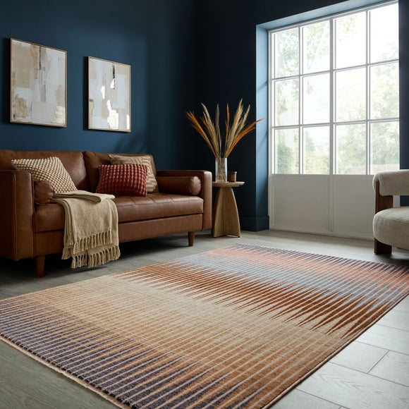 Kruze Mid Century Diamond Striped Rug