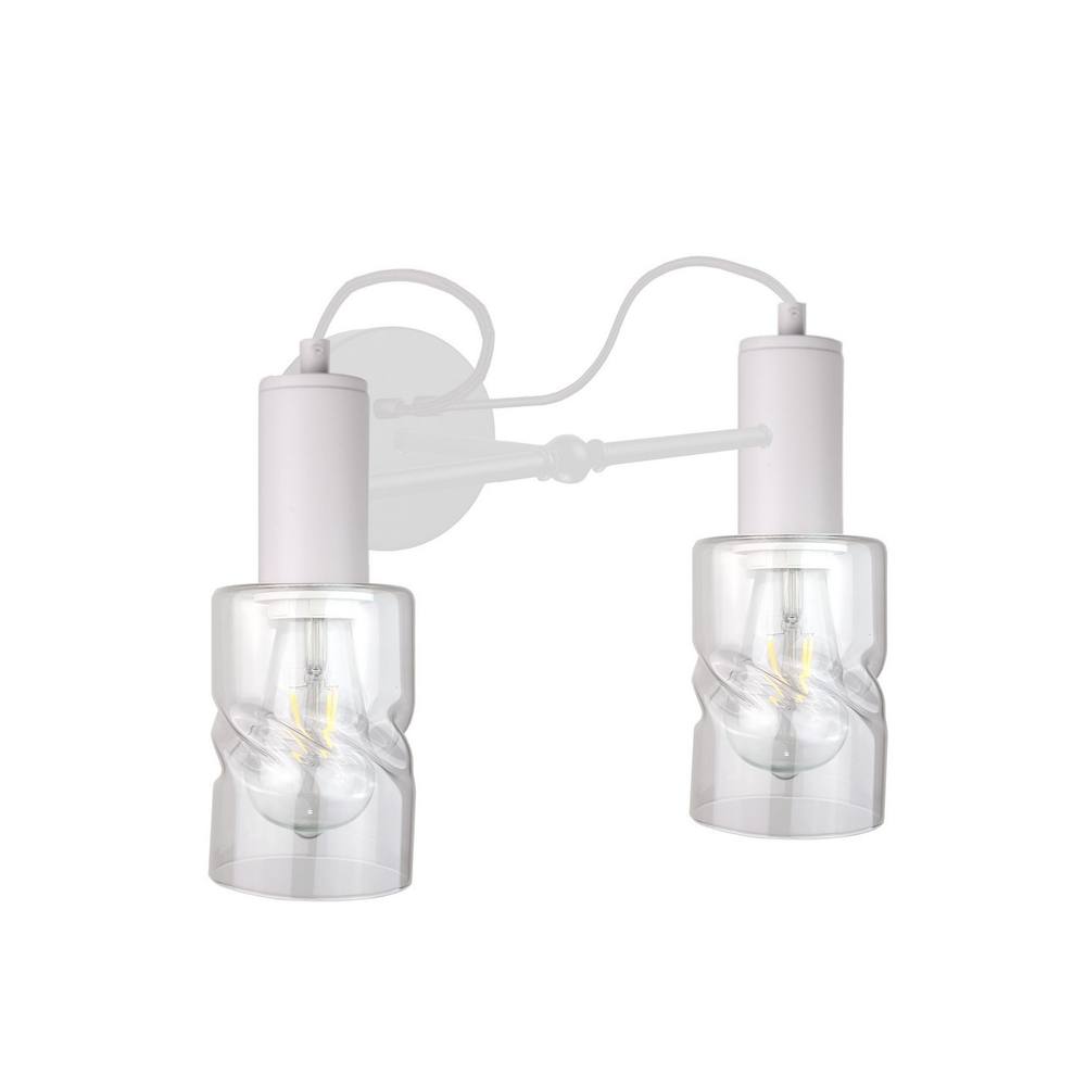 Netlighting Inger Wall Lamp White 25cm 2x E27