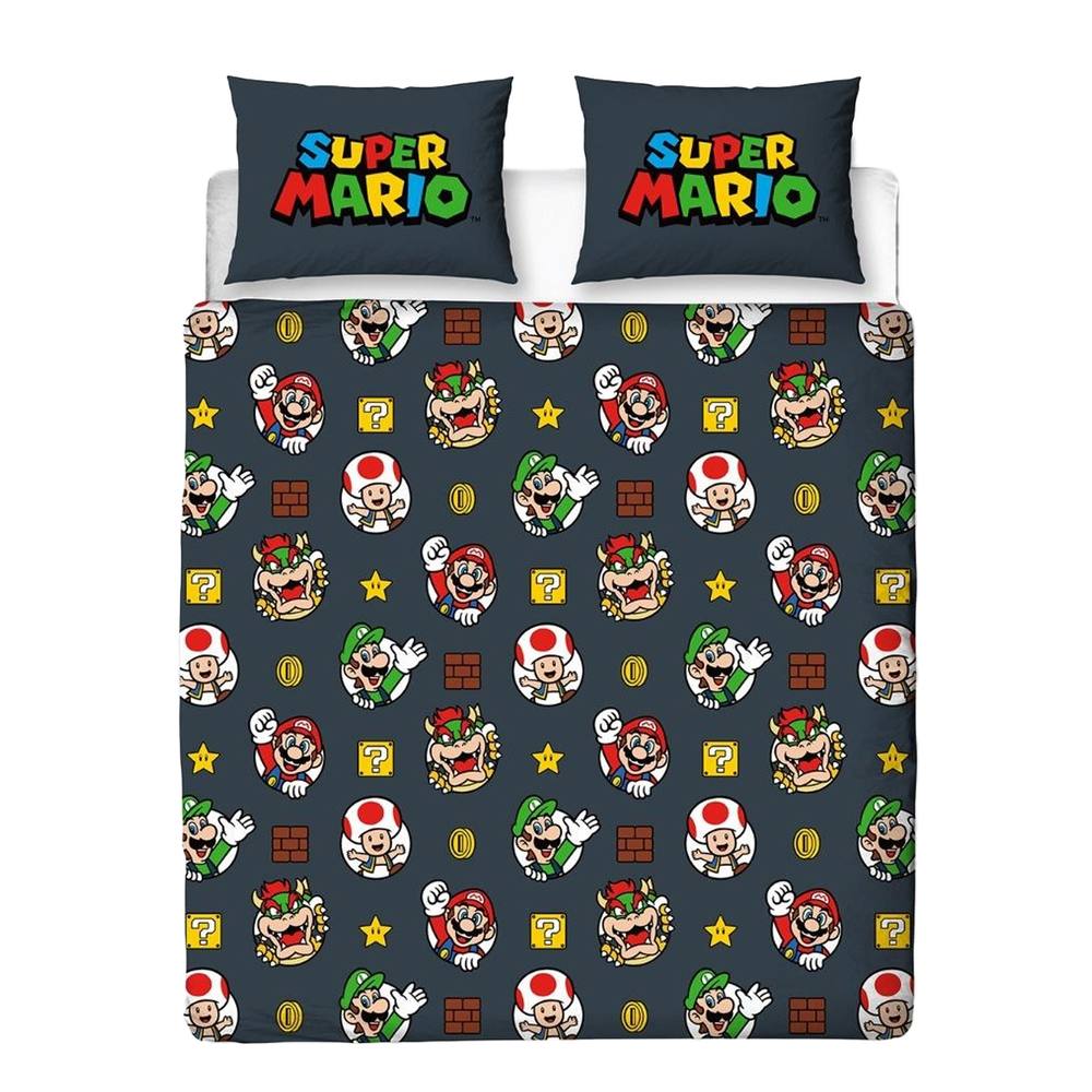 Super Mario Double Duvet Set