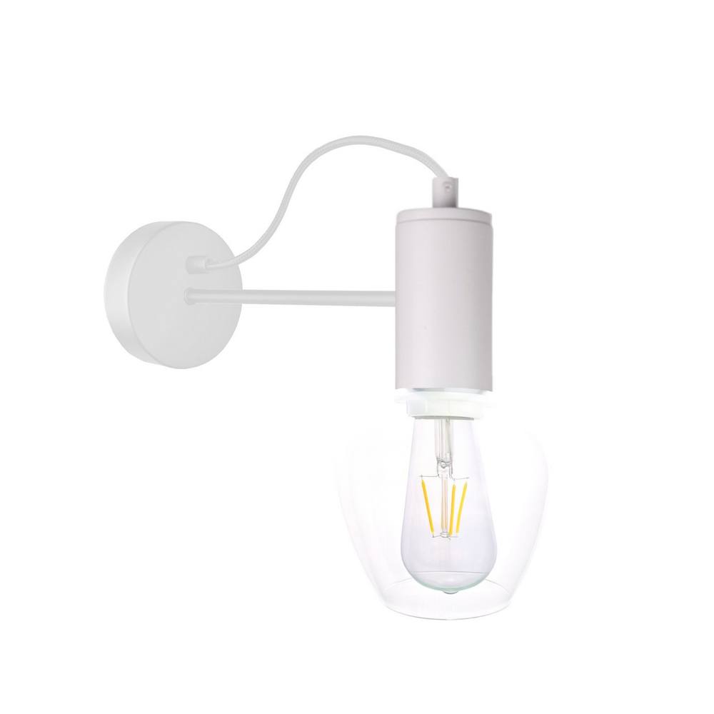 Netlighting Maya Wall Lamp White 25cm 1x E27