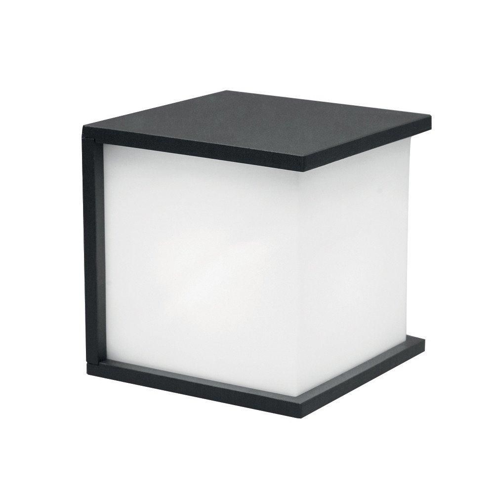 Netlighting Torsten 1 Light Wall Fitting Graphite Finish E27 in Grey