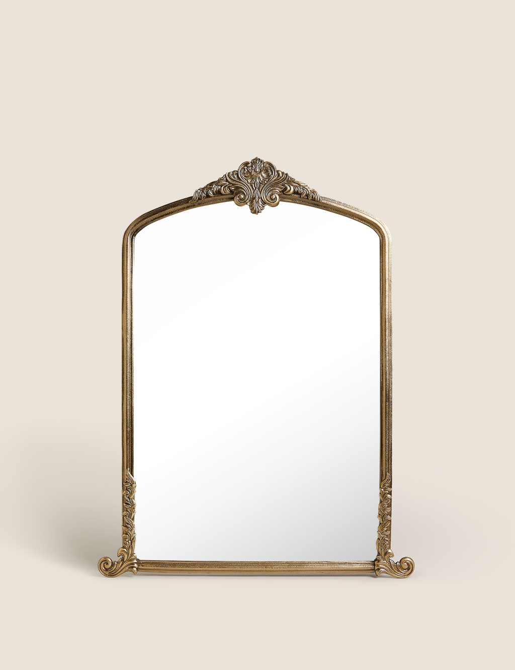 M&S Arabella Large Arch Wall Mirror Antique Brass