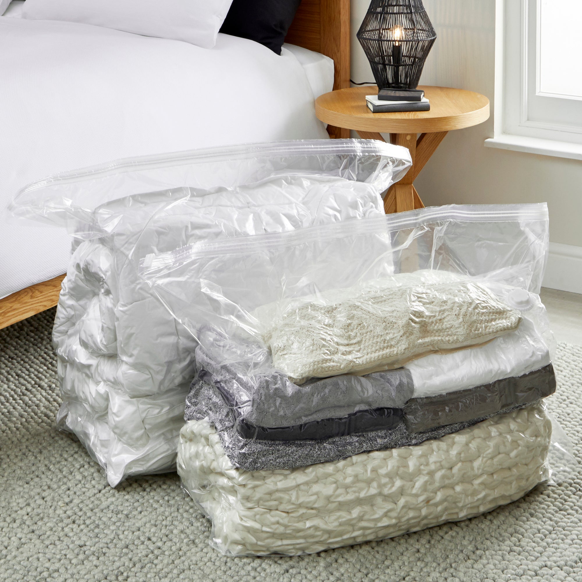 Set of 2 Gusseted Vacuum Bags