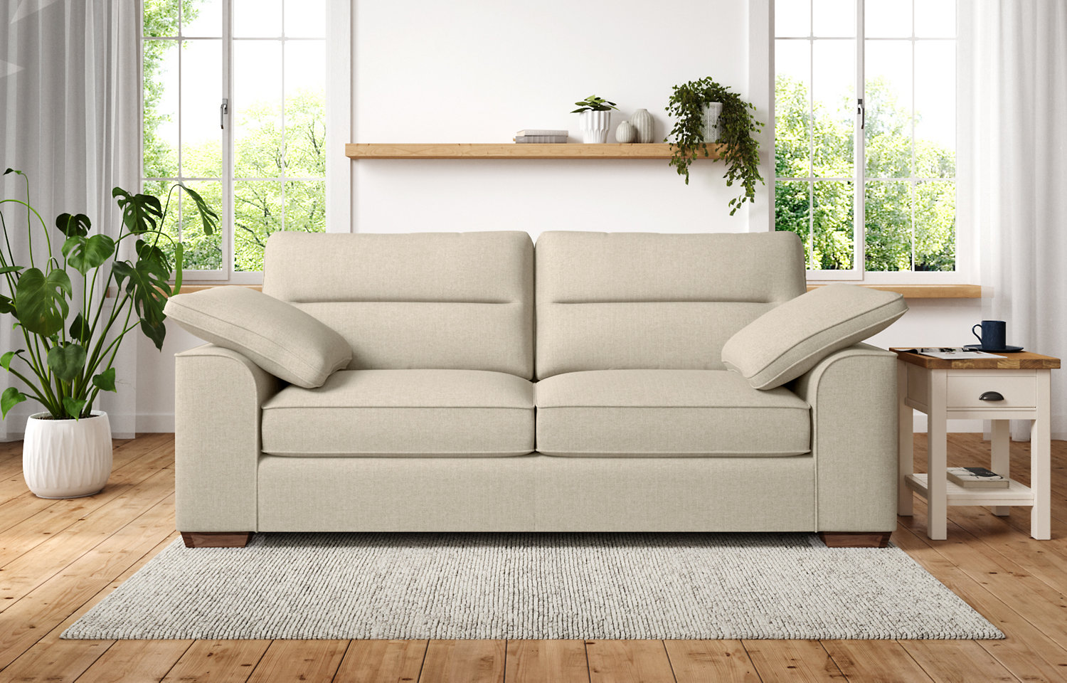M&S Nantucket Highback Large 3 Seater Sofa