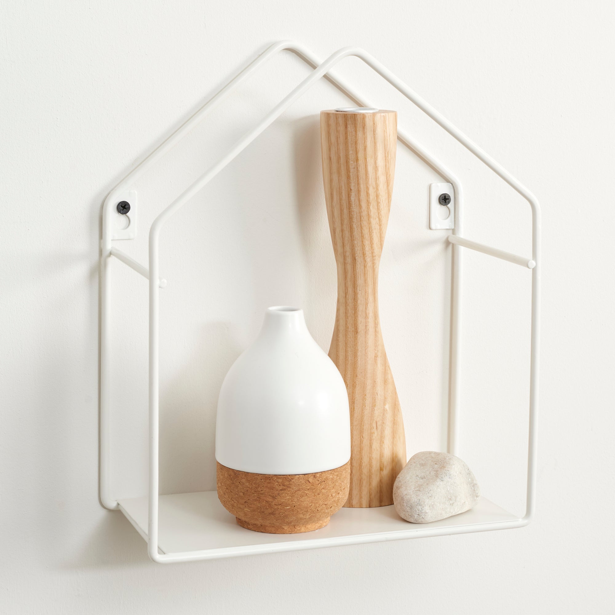 White Small House Shelf White